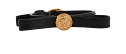 Versace Thin Bow Bracelet, Leather, Black, MII, B, 3*