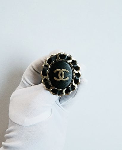 Chanel Chain Brooch, front view