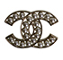 Chanel 2017 CC Pearl Brooch, front view