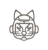 Chanel Cat Brooch, front view