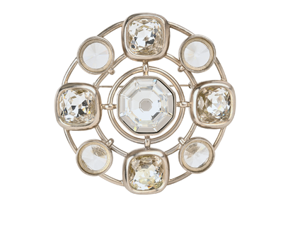 Chanel C17V Brooch, &pound;620, Jewellery, Silver, Brass, Front view