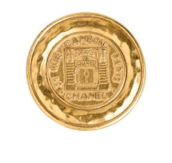 Chanel 31 Rue Cambon Brooch, Brass, Gold, 1150, 3*