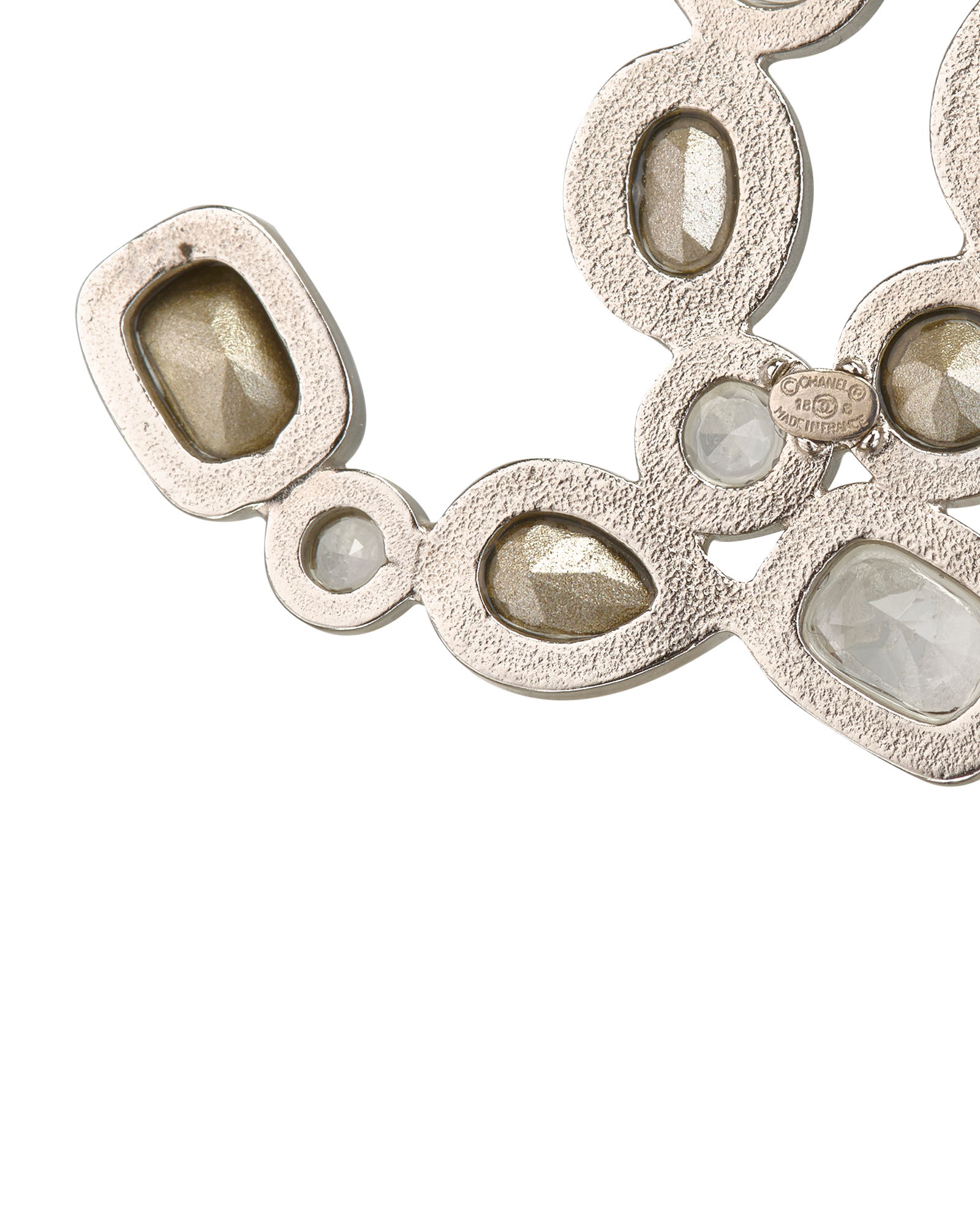 Chanel CC Brooch, &pound;495, Jewellery, Silver, Brass/Crystal, Other view