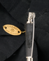 Chanel Vintage Camellia Brooch, &pound;190, Jewellery, Black, Fabric, Other view