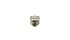 Chanel AW15 CC Coat Of Arms Pin, front view