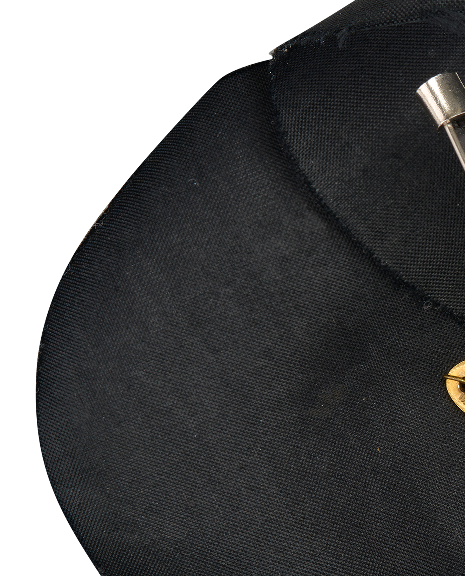 Chanel Vintage 1980s Camellia Brooch, &pound;320, Jewellery, Black, Silk, Other view