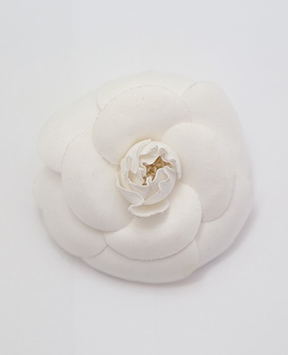 Chanel Camellia Pin Brooch, front view