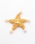 Chanel CC Starfish Brooch, front view