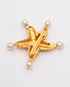 Chanel CC Starfish Brooch, back view