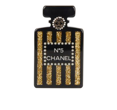 Chanel 17A N.5 Perfume Bottle Brooch, front view