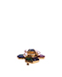 Chanel Vintage Pearl Gripolx Glass Brooch, side view