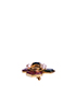 Chanel Vintage Pearl Gripolx Glass Brooch, bottom view