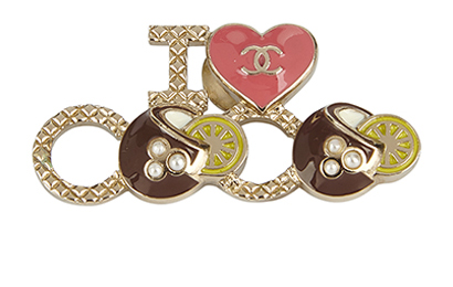 Chanel I Love Coco Cuba Pin Brooch, front view