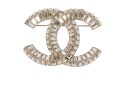 Chanel A15V Embellished CC Logo Brooch