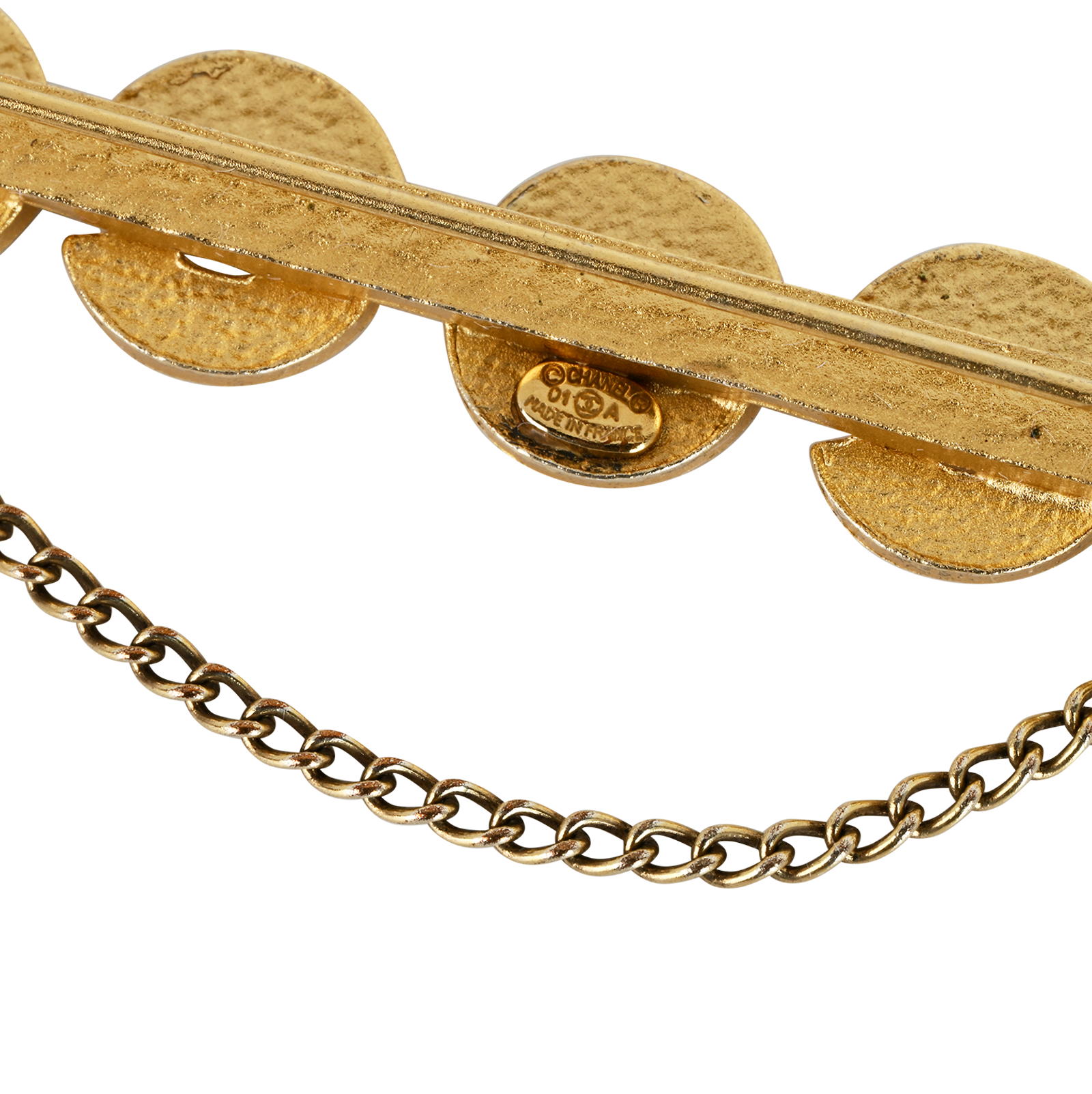 Chanel CC Coco Brooch, &pound;350, Jewellery, Gold, Brass, Other view