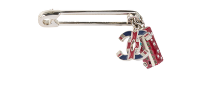 Chanel London Pin Brooch, front view