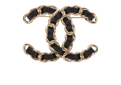 Chanel CC Chain Brooch, front view