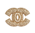 Chanel A11C CC Pearl Brooch, front view
