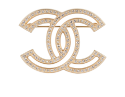 Chanel Autumn 2016 CC Brooch, Brass, Gold, B, 3*