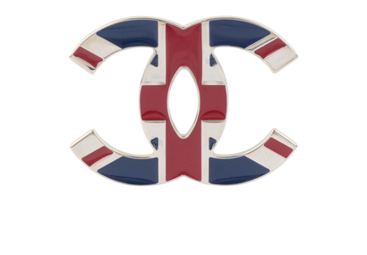 Chanel Union Jack CC Brooch, front view