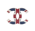 Chanel Union Jack CC Brooch, front view