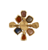 Chanel Gripoix Multi Stone Brooch, back view