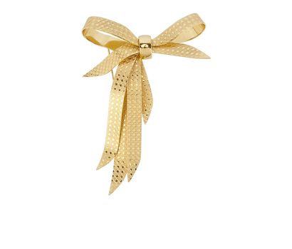 Christian Dior Vintage Bow Brooch, front view