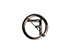 Fendi F Round Brooch, back view