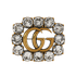 Gucci GG Crystal Brooch, front view