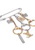 Louis Vuitton Safety Pin LV Charms Brooch, other view