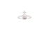 Vivienne Westwood Large Orb Brooch, £70, Accessories, Silver, Silver, Back view