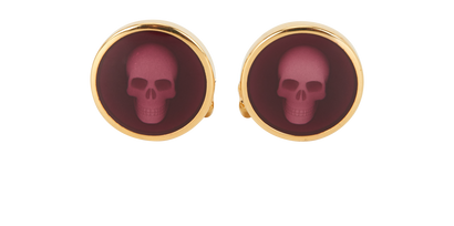 Alexander Mcqueen Skull Cuff Links, front view