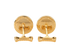 Alexander Mcqueen Skull Cuff Links, back view