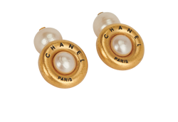 Chanel Cufflinks, Brass, Gold, 94P, MIF, 2*