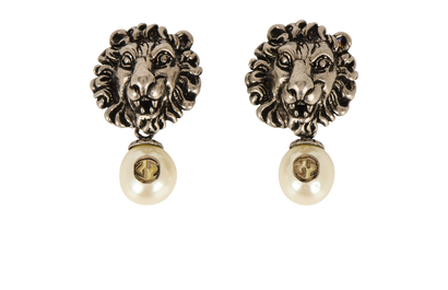 Gucci Lion Head Cufflinks, front view