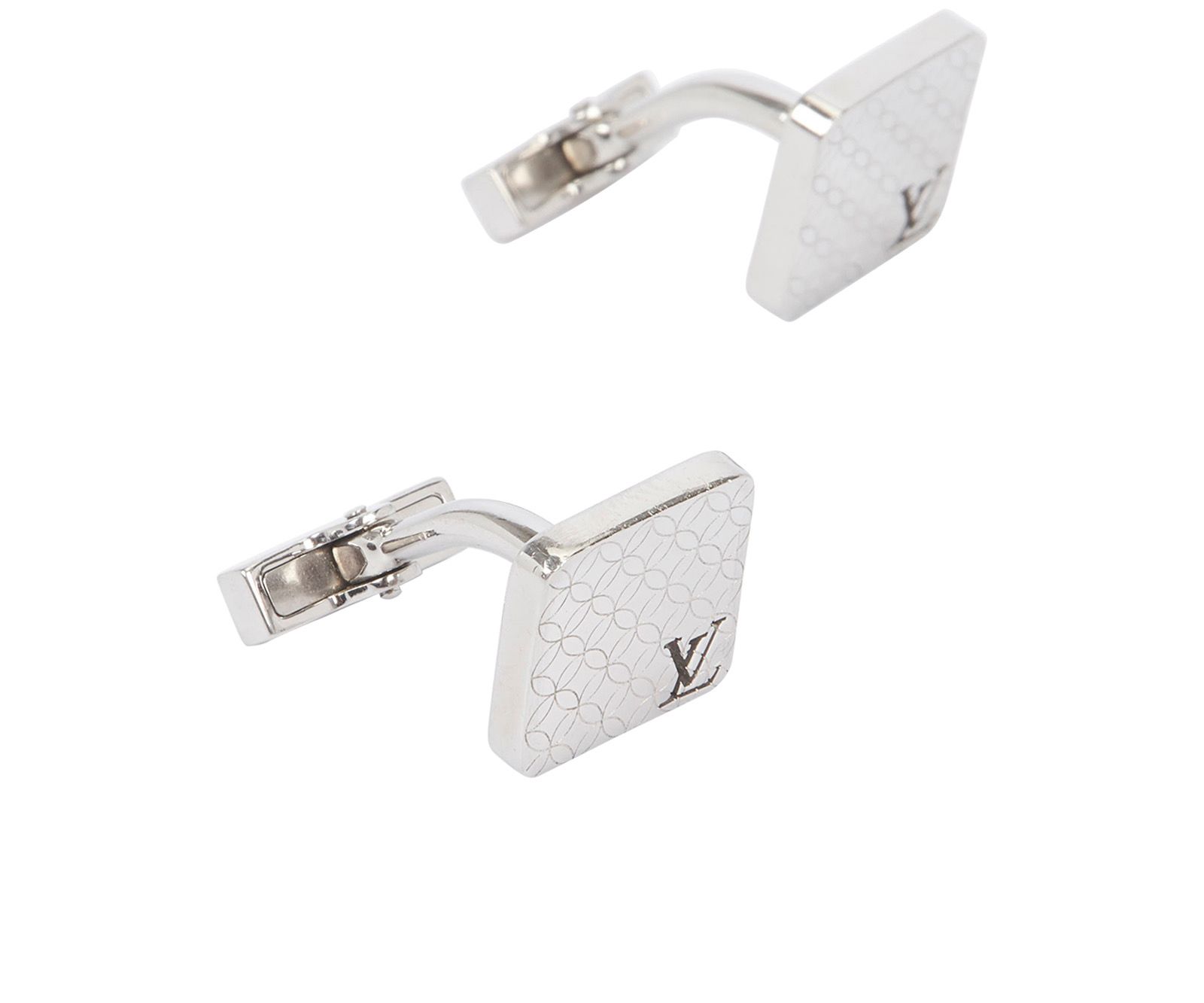 Louis Vuitton Silver Champs Elysees Cufflinks – The Closet
