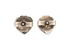 Tiffany & Co RTT Heart Diamond Studs, &pound;750, Jewellery, Silver, White Gold, Back view