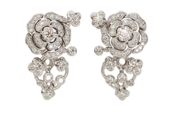Chanel Bouton De Camelia Earrings
