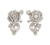Chanel Bouton De Camelia Earrings, &pound;8,500, Jewellery, Silver, White Gold, Front view