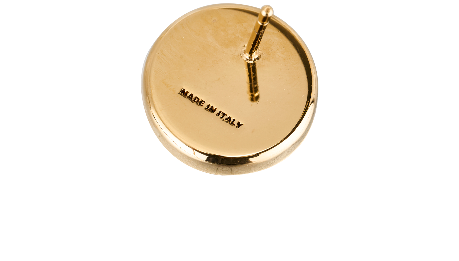 Miu Miu Logo Stud Earrings, &pound;190, Jewellery, Gold, Brass, Other view