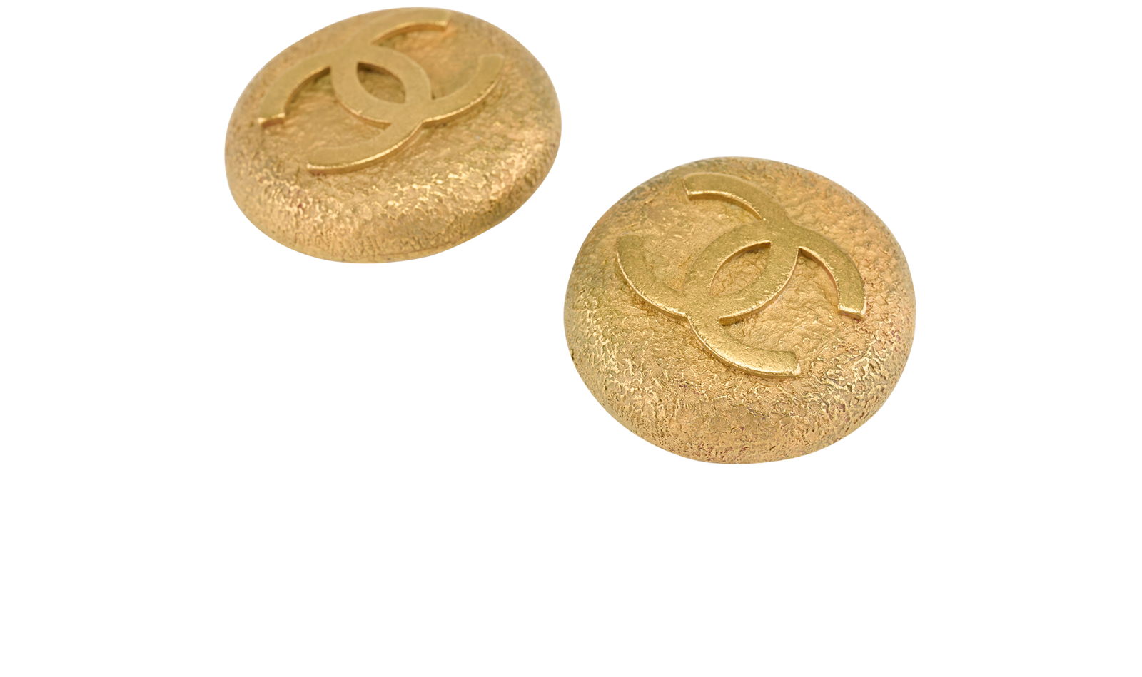 Chanel 94P CC Clip On Earrings, &pound;375, Jewellery, Gold, Yellow Gold Plated, Other view