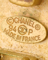 Chanel 94P CC Clip On Earrings, &pound;375, Jewellery, Gold, Yellow Gold Plated, Other view