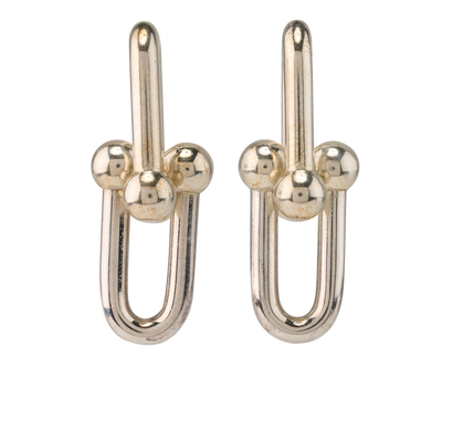 Tiffany Large HardWear Earrings, &pound;790, Jewellery, Silver, Sterling Silver, Front view
