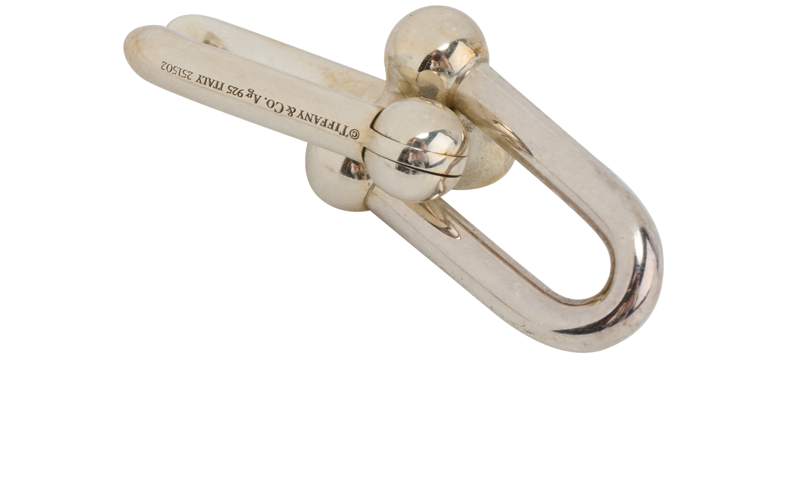 Tiffany Large HardWear Earrings, &pound;790, Jewellery, Silver, Sterling Silver, Other view