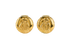 Chanel Coco Mademoiselle Clip On Earrings, &pound;450, Jewellery, Gold, Yellow Gold, Front view