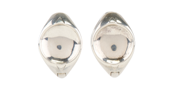 Bottega Veneta Hoop Earrings, Silver 925, DB/B, 2*