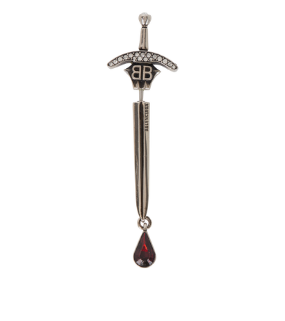 Balenciaga Sword Single Earring, front view