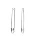 Balenciaga Safety Pin Earrings, front view