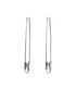 Balenciaga Safety Pin Earrings, back view