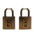 Balenciaga Lock Earrings, front view